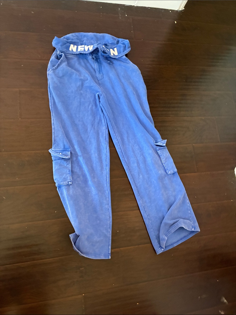Newton Blue Women's Cargo Track Joggers